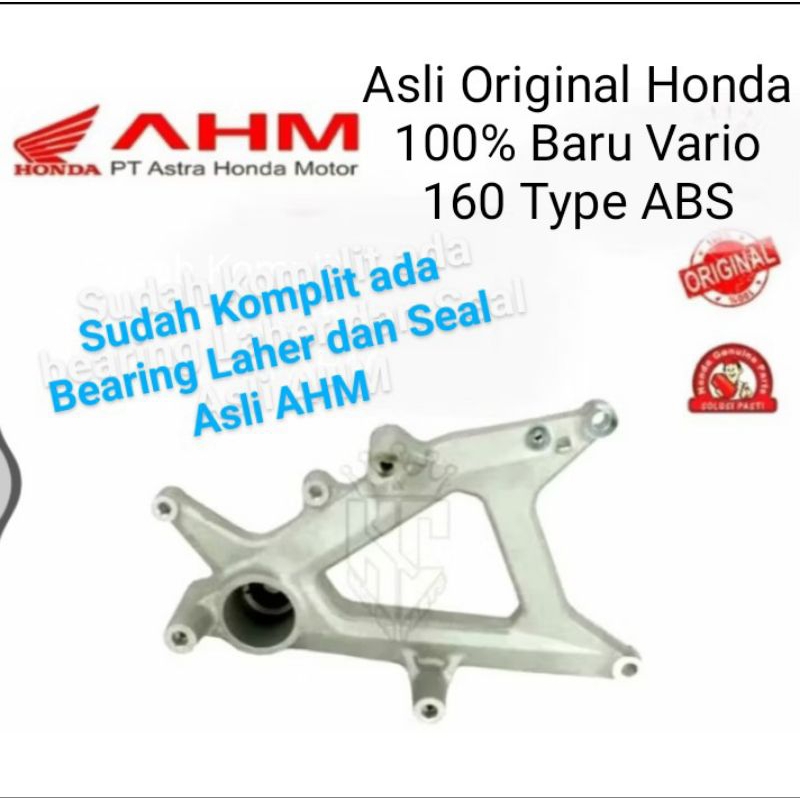 Swingarm Assy Rear Honda Vario 160 ABS Asli ORI Honda 100% Baru Kemasan Segel Plastik Honda dan Labe