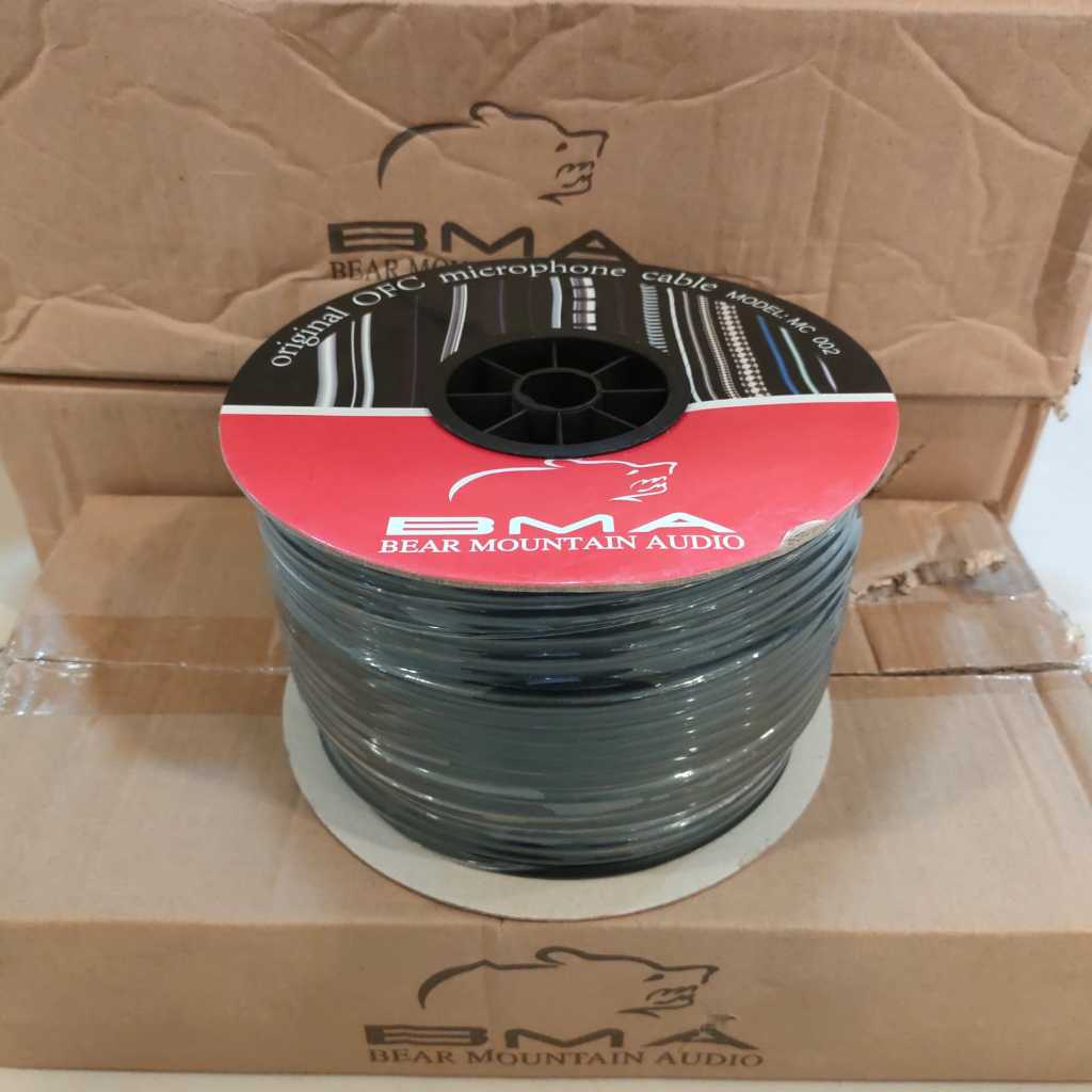 KABEL MIC BMA ORIGINAL STEREO MICROPHONE OFC MC-002 TEMBAGA 1 ROLL