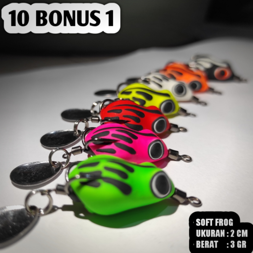 SOFT FROG MINI 2.5CM UMPAN CASTING GABUS
