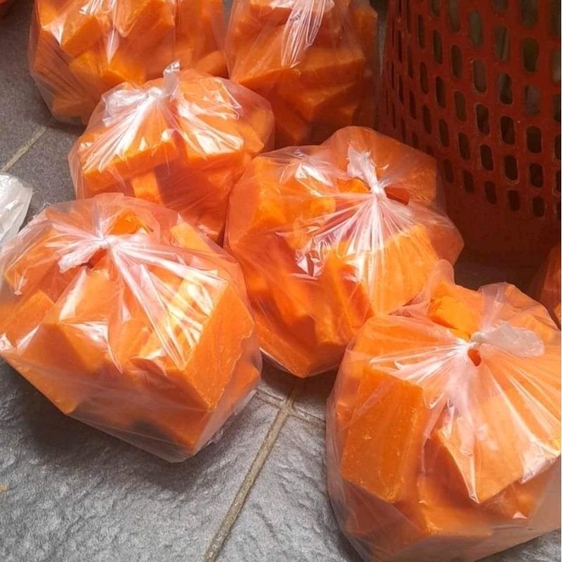 SABUN PEPAYA ORI 1KG RIJEKAN POTONGAN Sabun Pencerah