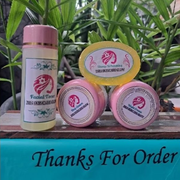 Cream malam ines skincare glowing/Ines skincare glow expres