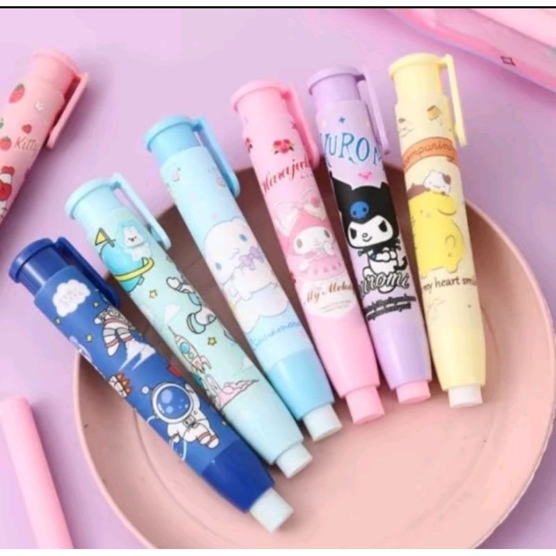 

penghapus mekanik Sanrio penghapus eraser motif random