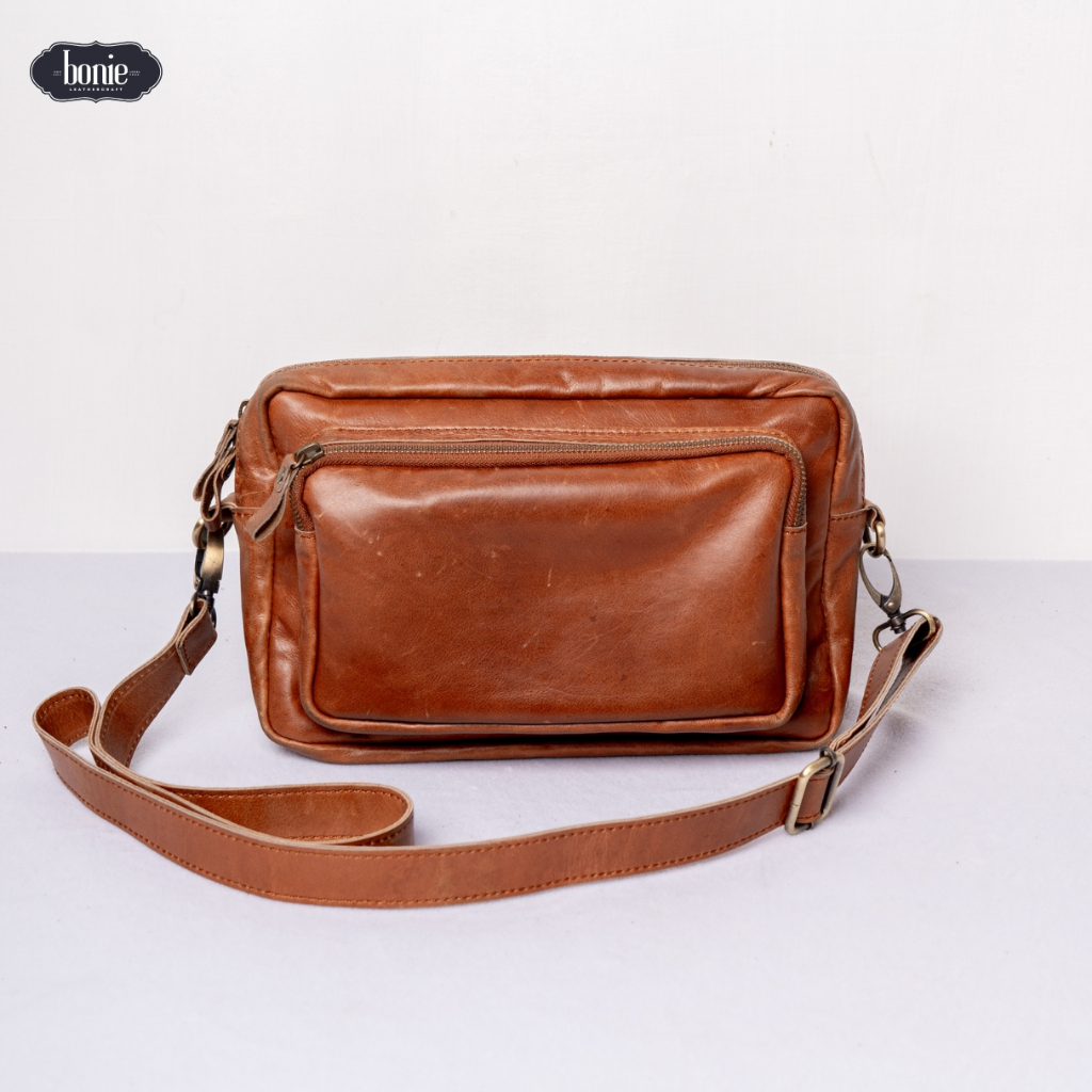 Tas Kulit Pria Wanita | Tas Kulit Asli, Tas Pria Wanita, Tas Selempang Pria Wanita [ VENUS | Bonie L