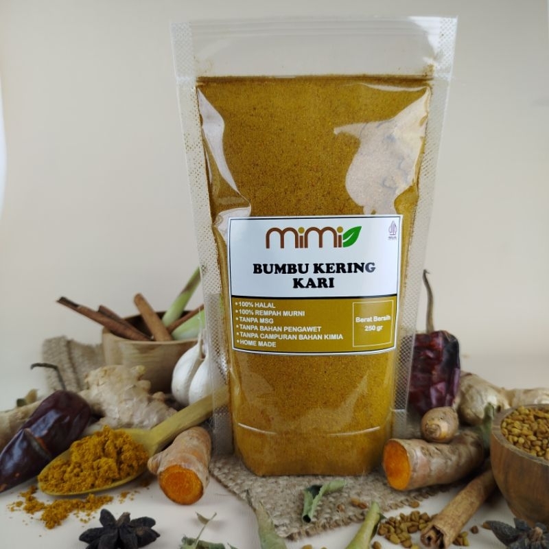 

Bumbu Kering Kari / Kare / Bubuk Kari Serbaguna 250 gr