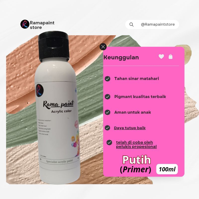 

Ramapaint cat akrilik/mural/ lukisan/dinding/kayu/kain/sepatu/painting/catair/lukis/art/catlukis/acrylicpainting/melukis/alatlukis/acrylic/kuaslukis/senilukis/drawing/catminyak/acrylicpaint/pelukis/belajarlukis/perlengkapanlukis/hobilukis/Lukisanaesthetic