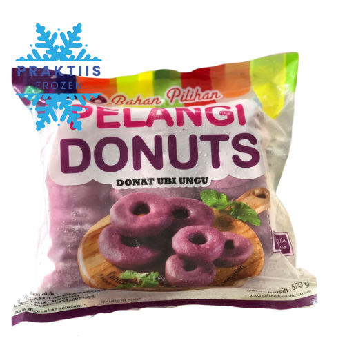 

DONUTS PELANGI UBI UNGU MINI ISI 21 PCS / DONAT FROZEN FOOD