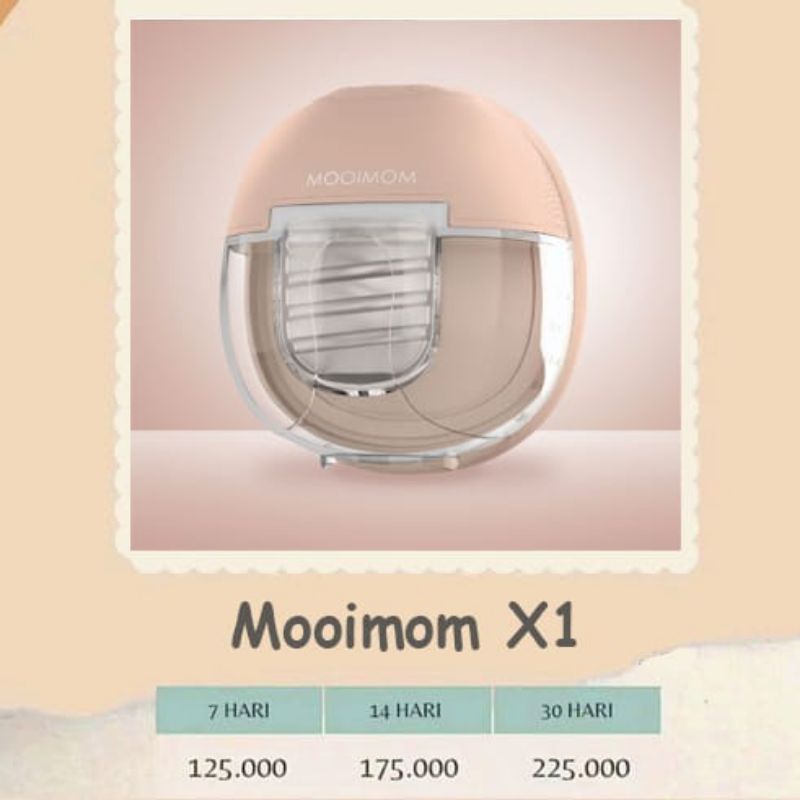 Sewa Pompa Asi Mooimom X1