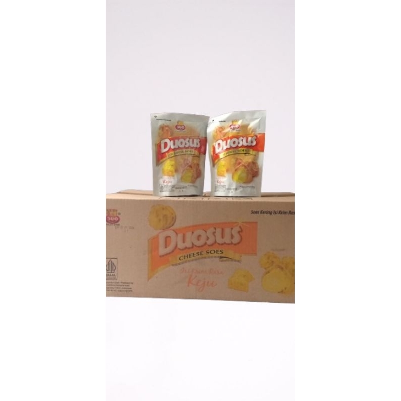

Duosus Snack soes kering rasa keju 1 dus isi30 pcs