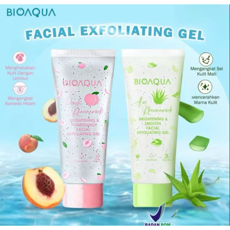 BIOAQUA FACIAL EXFOLIATING 100ML / PEELING WAJAH
