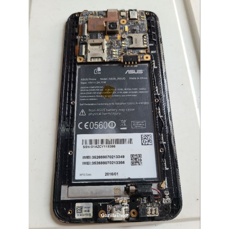 mesin asus  Z00ud normal