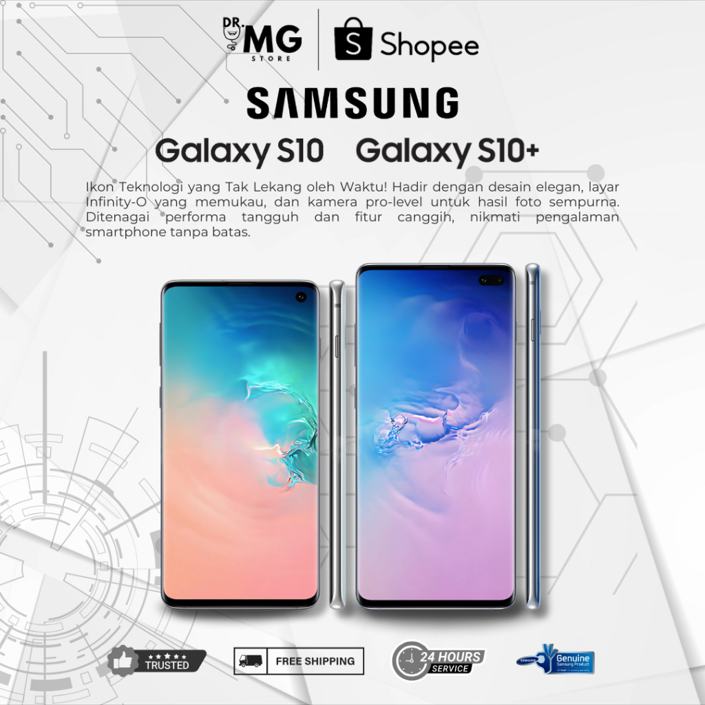 Samsung S10 | S10+ Plus Ram 8/128 Gb Second Lengkap Garansi Resmi Sein