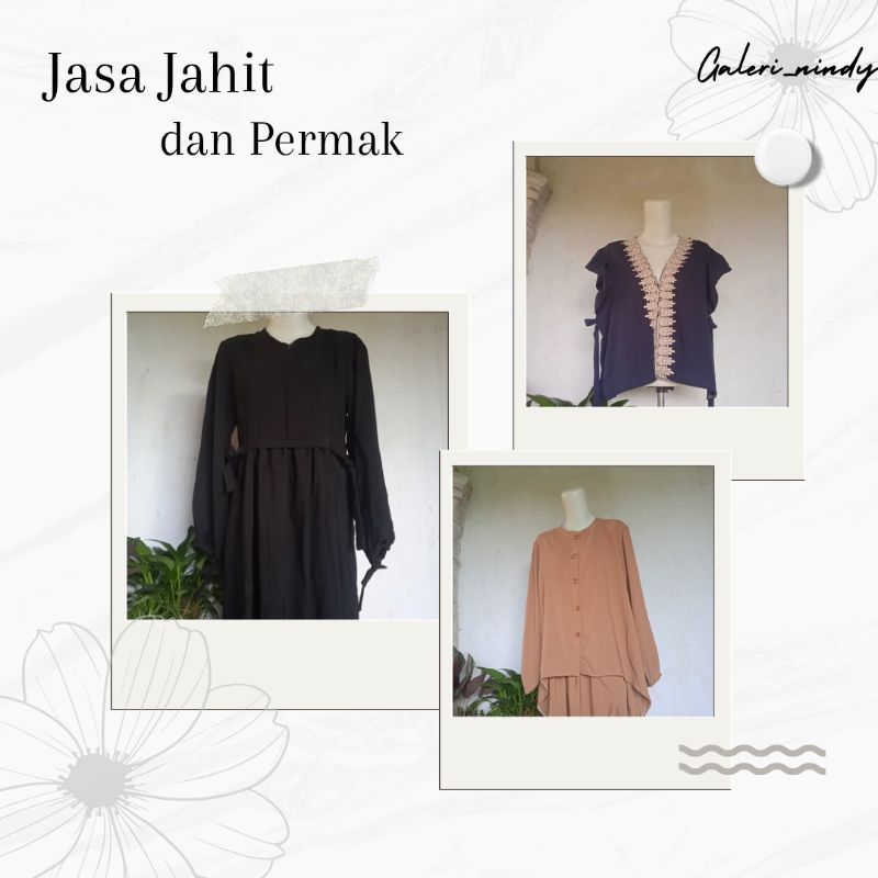 Terima Jasa jahit dan Permak untuk pakaian anak-anak, pria, dan wanita harga murah