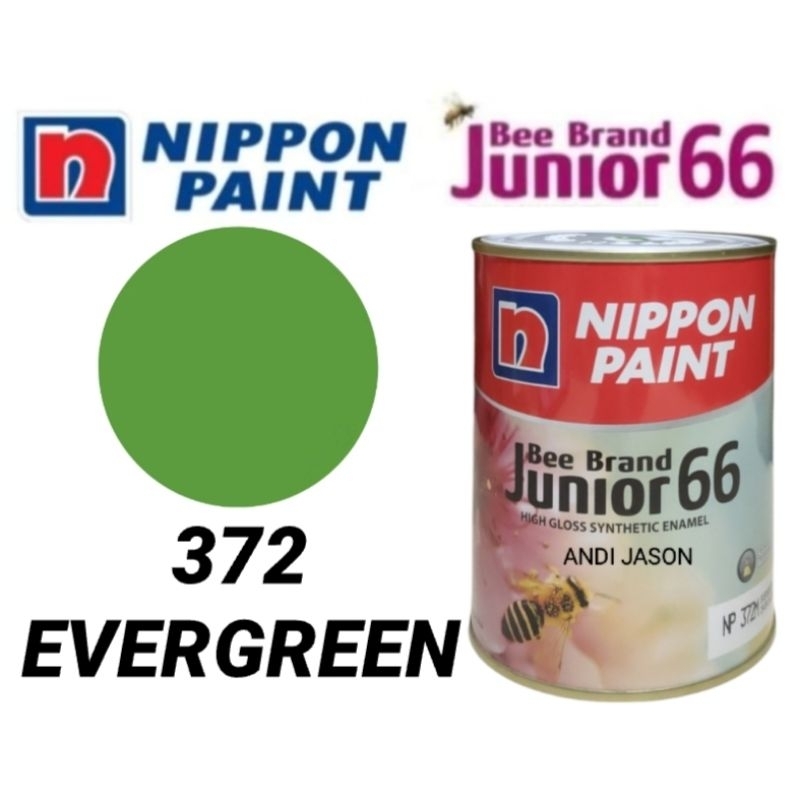 CAT BEE BRAND JUNIOR 66.  0.8 LITER NO NP 372 EVERGREEN CAT MINYAK KAYU DAN BESI BB JUNIOR