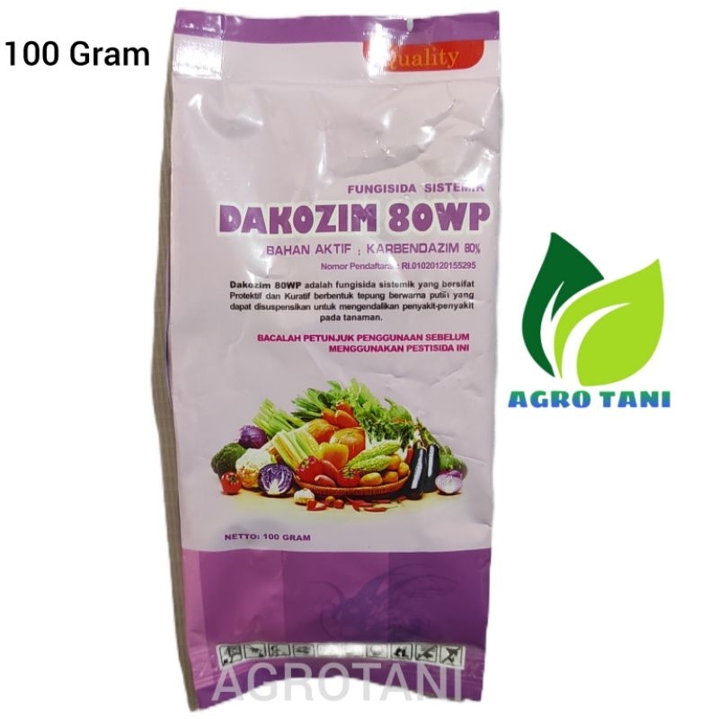 DAKOZIM 80 WP - 100 Gram Fungisida Sistemik Bahan Aktif Karbendazim 80%