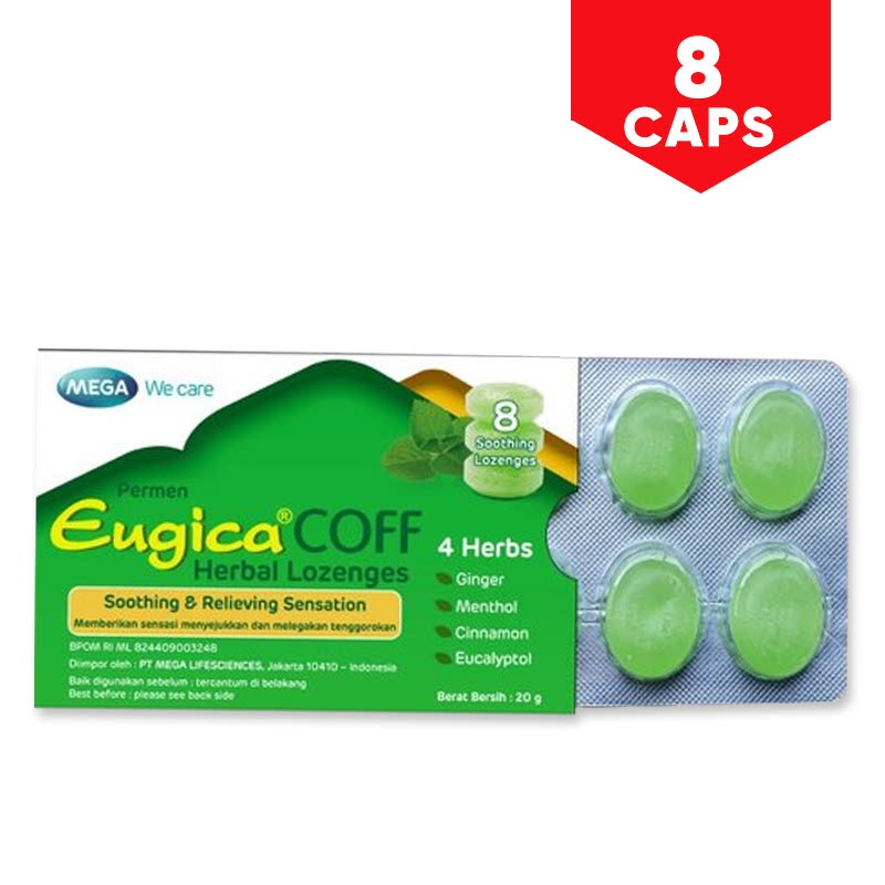 

Permen Eugica Coff Herbal Lozenges 8 butir