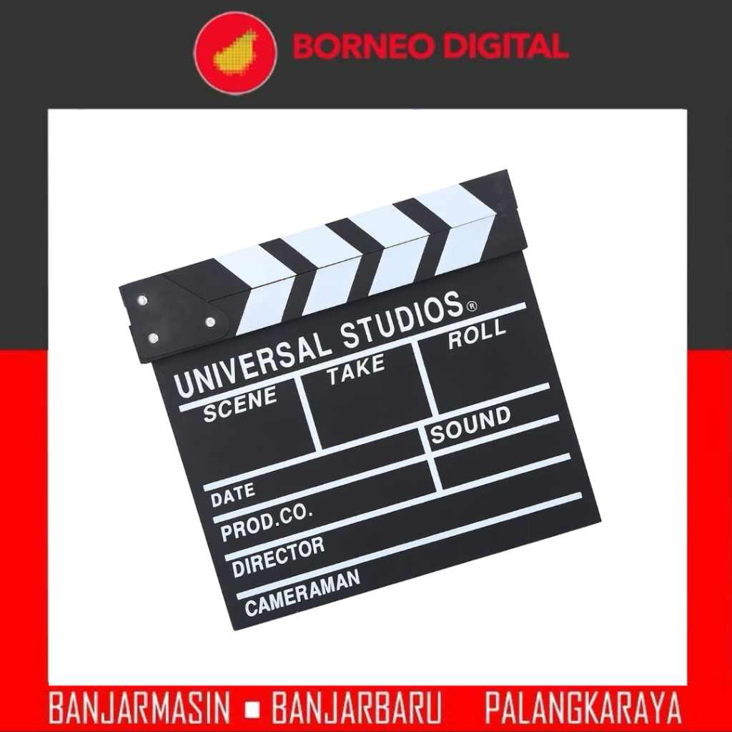 

PAPAN TAKE ACTION / Clapperboard Wooden Director Scene