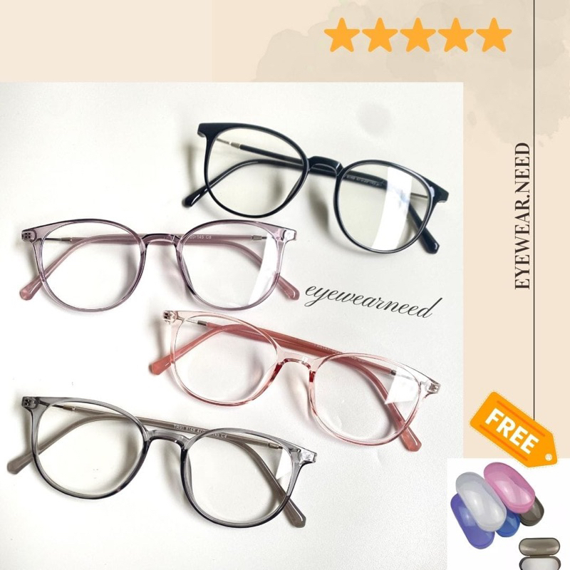 Kacamata Oval Anti Radiasi 8148 Wanita