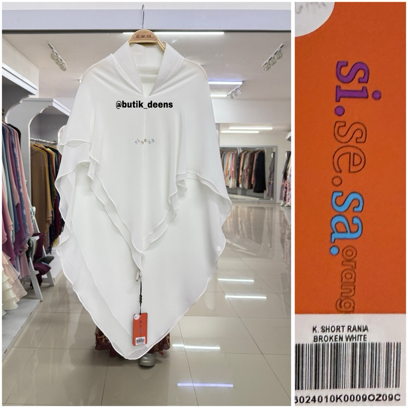 sisesa short rania broken white