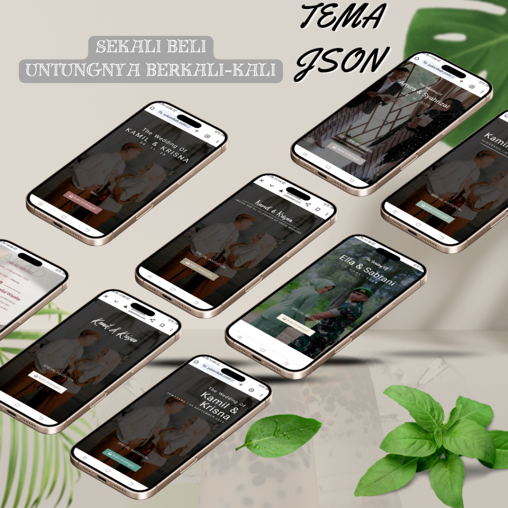 Template Undangan Website Json