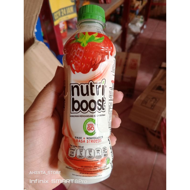 

AHSYTA STORE | NUTRI BOOST MINUMAN RASA BUAH STROBERI STRAWBERRY MENYEGARKAN 300ML