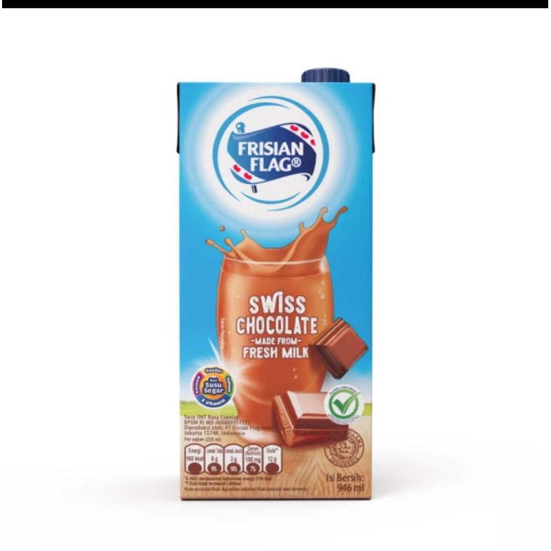 

Susu Frisian flag rasa Swiss chocolate 946 ml