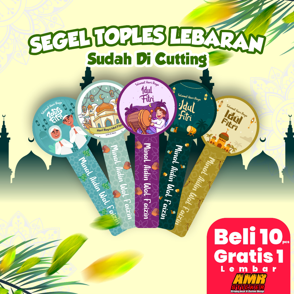 

SETIKER SEGEL / STIKER SEAL LABEL / STIKER BOTOL / STIKER TOPLES / STIKER KEMASAN / STICKER HAMPERS CUTTING ISI 10 PCS LUCU2