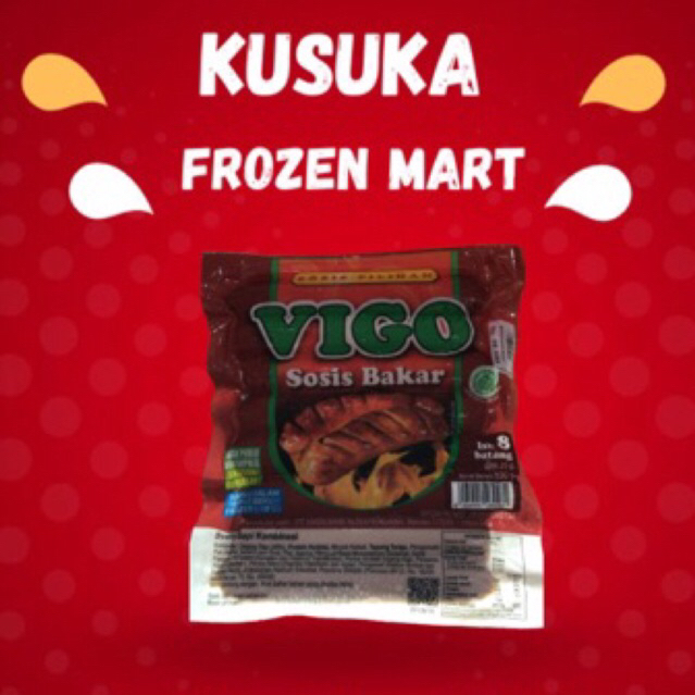 

VIGO SOSIS SAPI BAKAR 500gr (8 PCS)