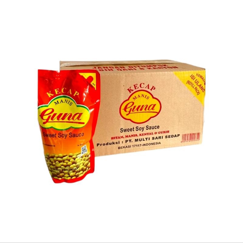

Guna Kecap Manis Kemasan Isi Ulang 520ml (1 dus/12 pcs)