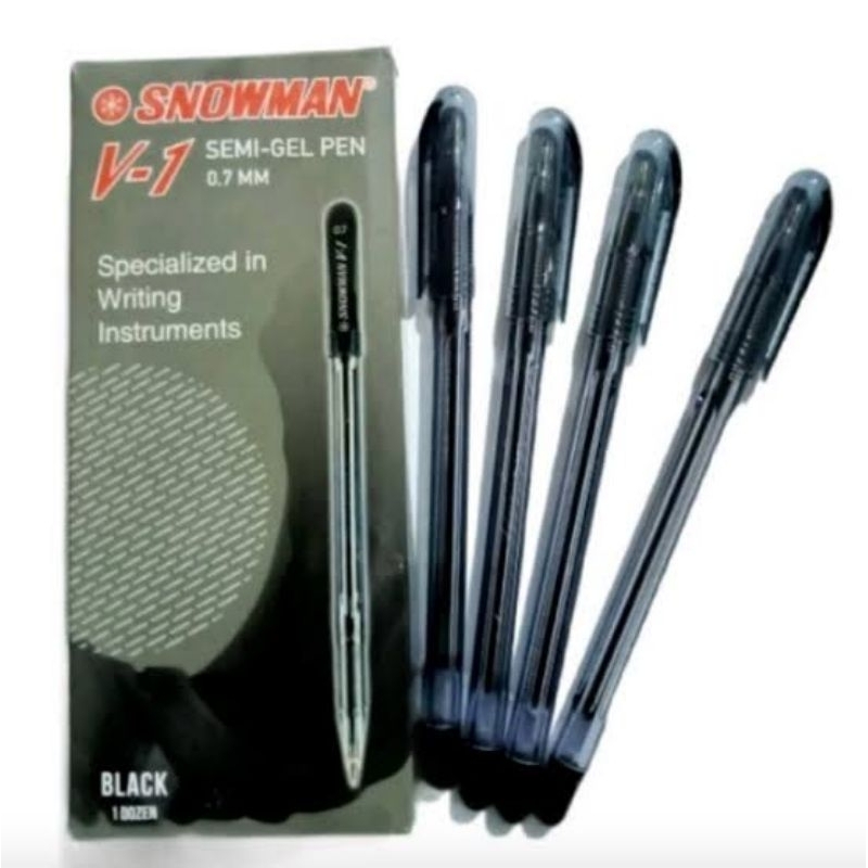 

1 Pack (12pcs) Bulpen V 1 Snowman