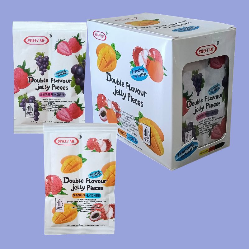 

SWEET ME Double Jelly Rasa Aneka Buah 35gr [30 bungkus/box]
