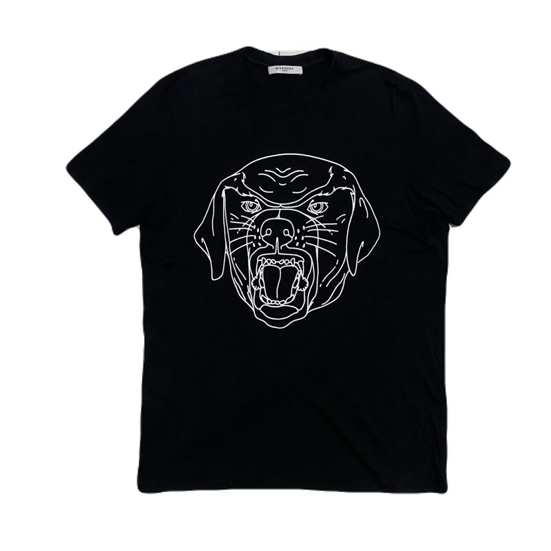Givenchy Rottweiler Head Printed Mens Tshirt Authentic