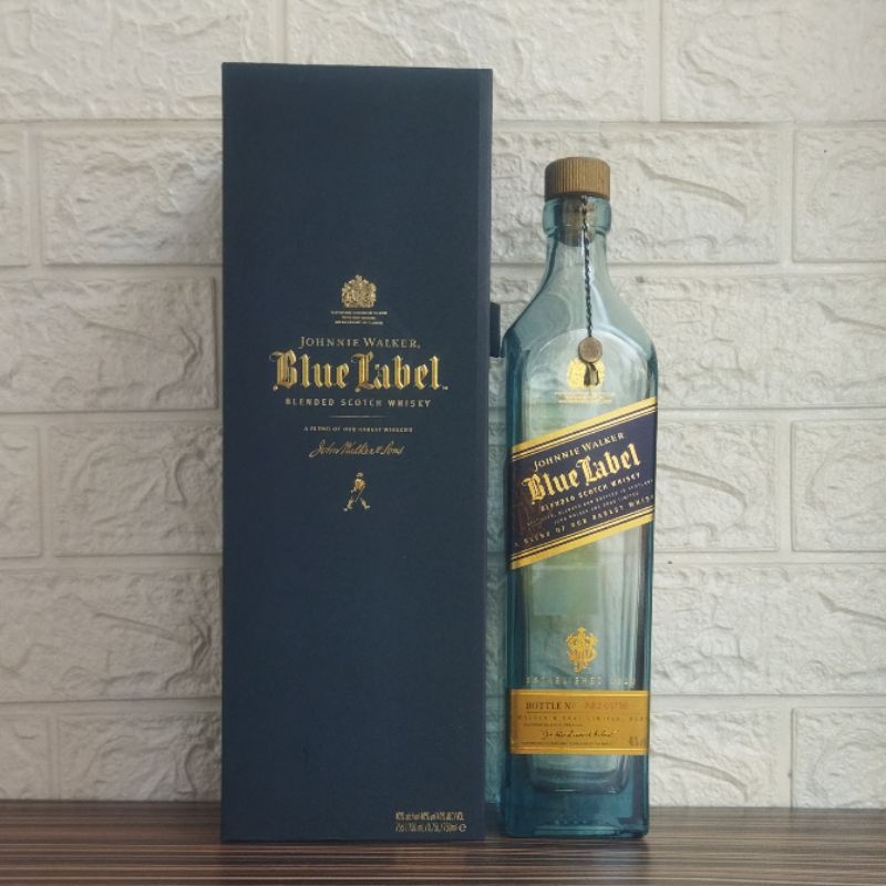 Botol Kosong JW Blue Label + Box 750ml
