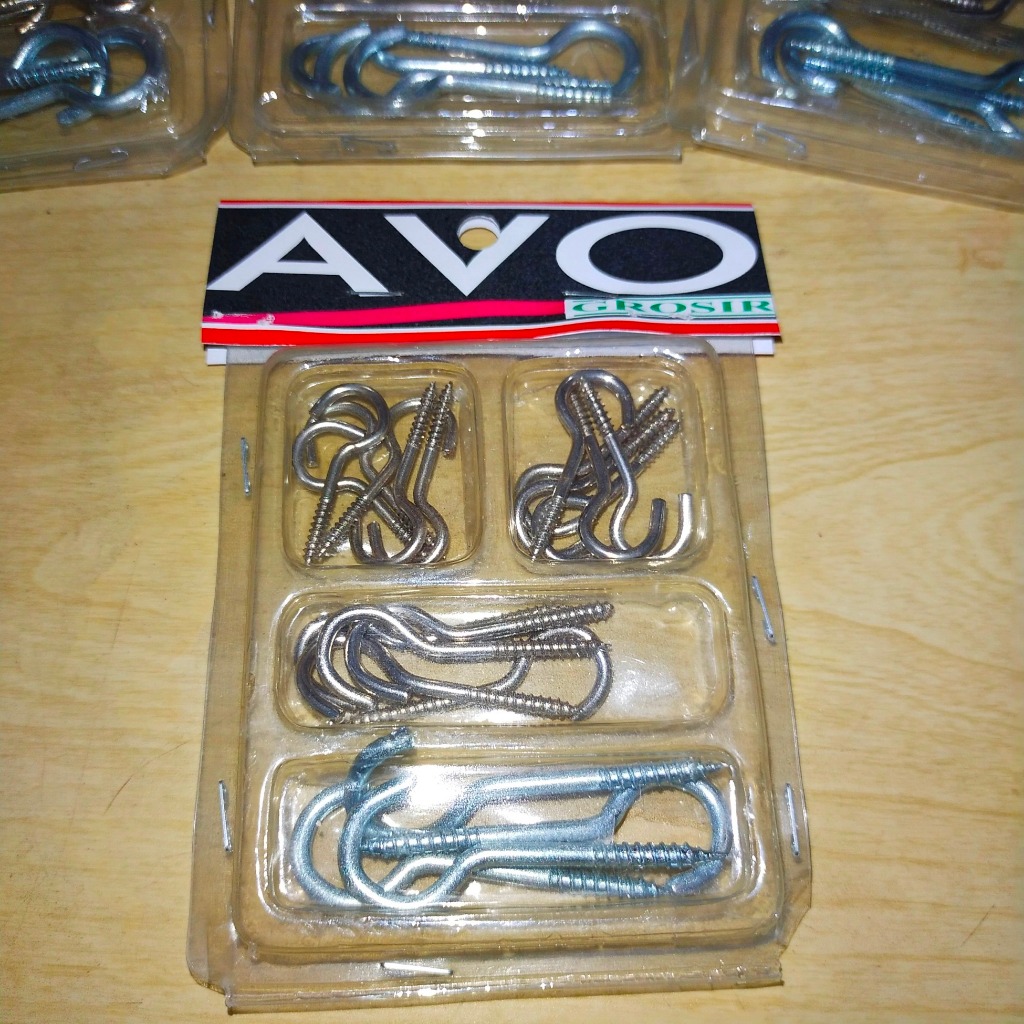 Paku gantungan set sekrup tanda tanya