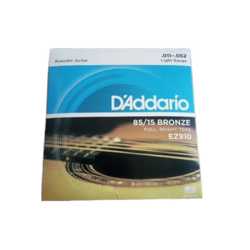 Senar Gitar D'Addario Ukuran 0.11 Akustik 1 Set