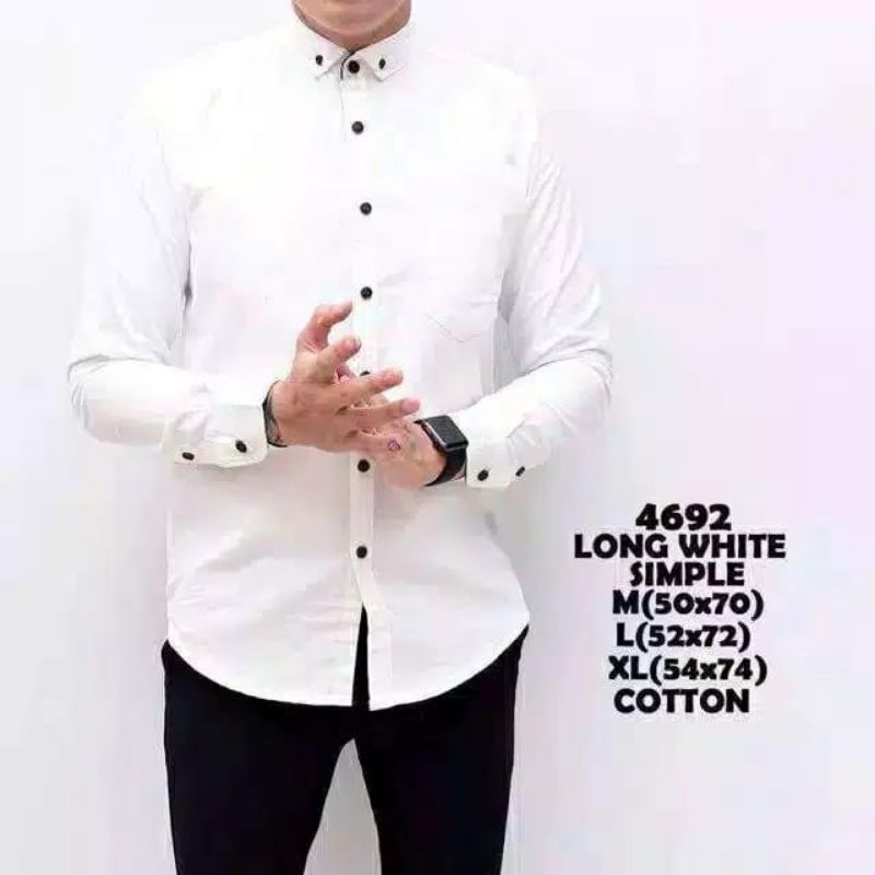 kemeja polos cowok baju pria polos
