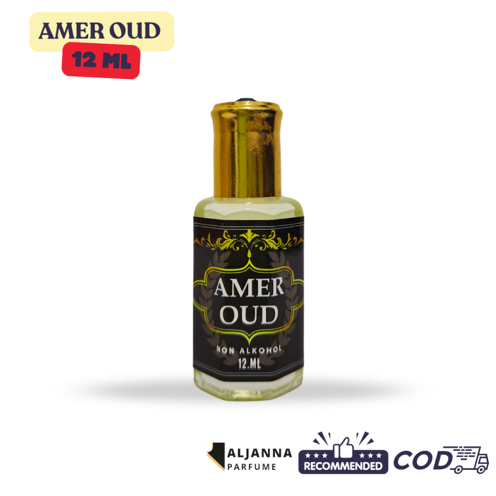 Parfum Ameer AL Oud 12ml Roll On By Surrati Bibit Parfum Arab Minyak Wangi Non Alkohol