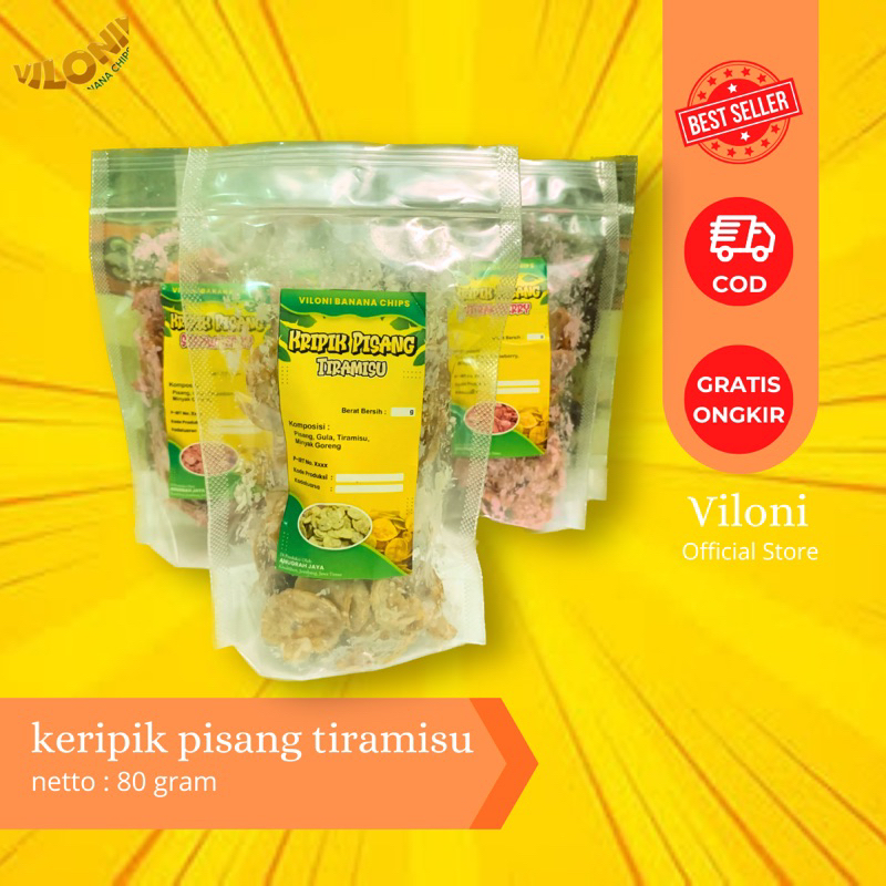 

INCIP | KERIPIK PISANG LUMER / KERIPIK PISANG TIRAMISU LUMER 80 GR