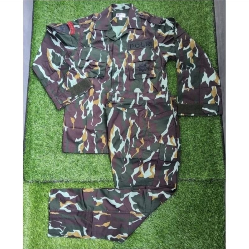 Baju PDL Tactical Loreng Brimob