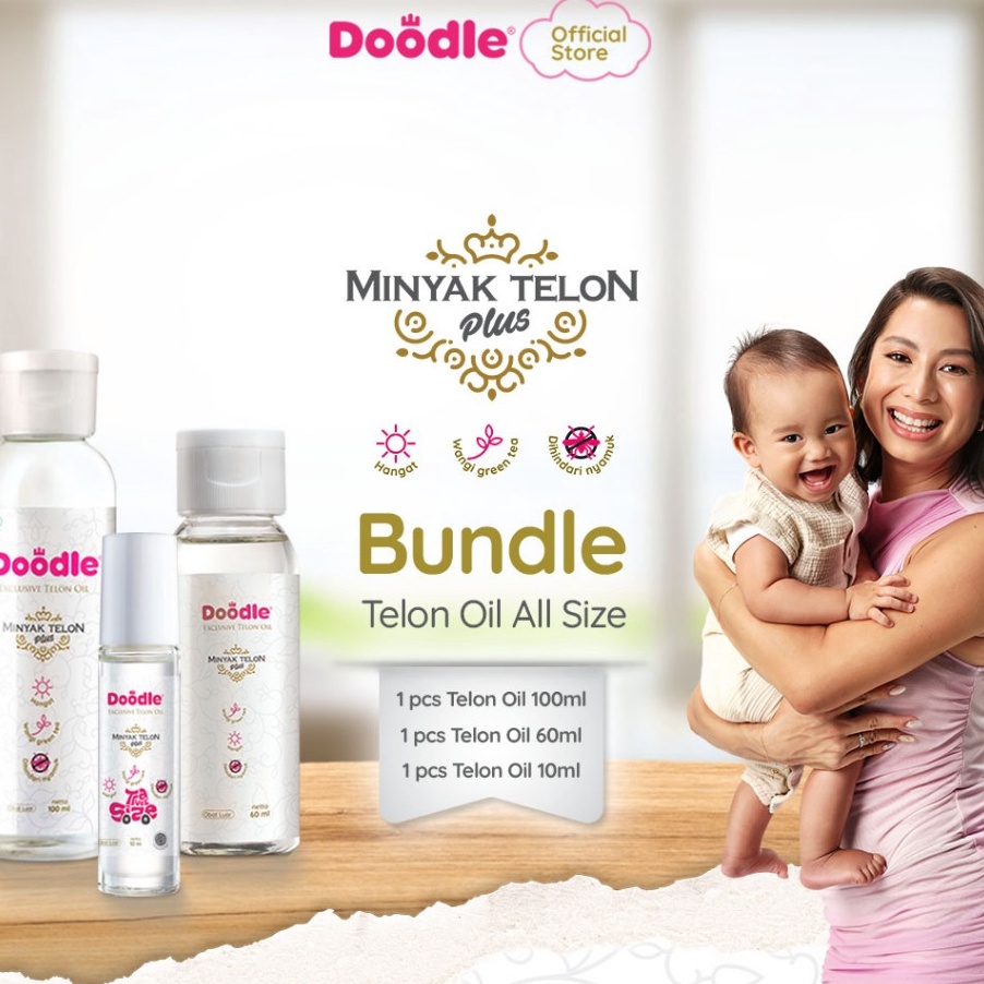 

mpl Bundle Minyak Telon Doodle All Size 1ml 6ml Roll On