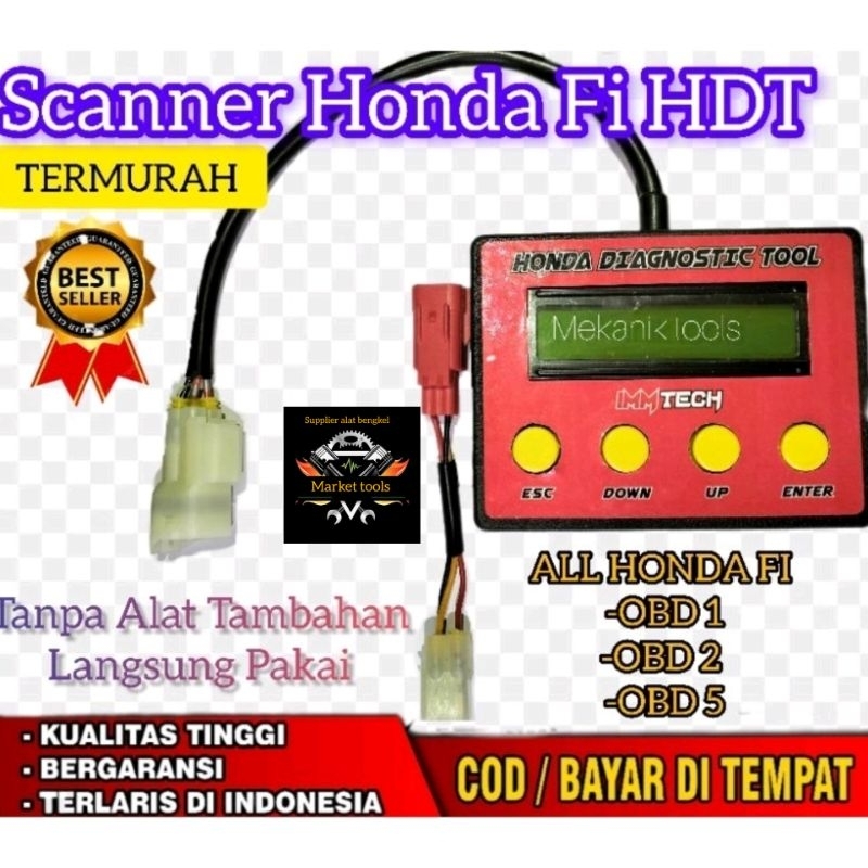 scanner hdt obd1 obd2 semua motor Honda injeksi