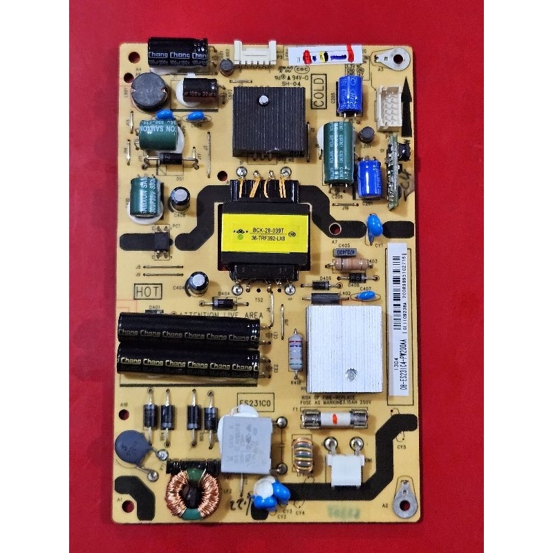 MODUL PCB POWER SUPLAY LED 24IN POLYTRON ORIGINAL
