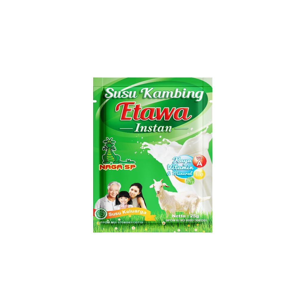 

Susu Kambing Etawa Naga SP sachet 25g | kemasan 1 box 150g Sachet (ORI) dan MADU