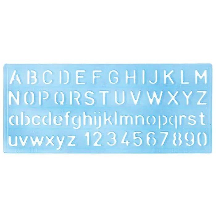 

Penggaris Cetakan Template Huruf Angka Butterfly HA-270