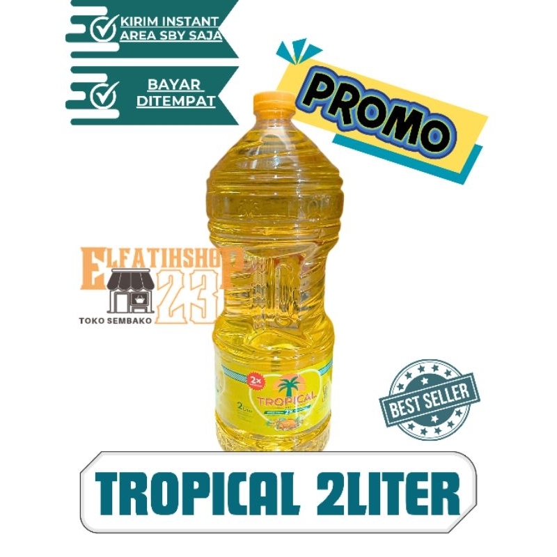 

MINYAK GORENG TROPICAL 2LITER KEMASAN BOTOL