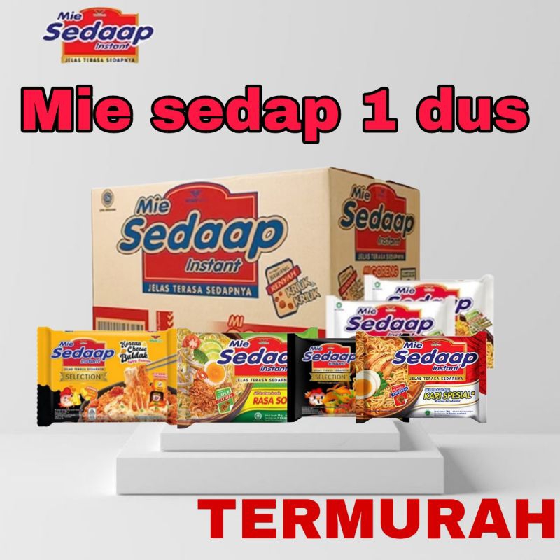 

mie sedap 1 dus mix rasa isi 40pcs