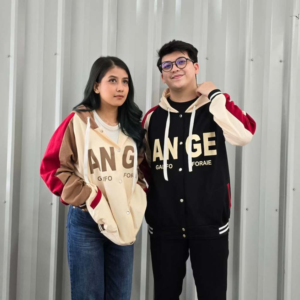 Jaket Basebal Varsity Wanita ANGE GALIFO Jacket Baseball Terlucu Fashion Wanita Korean Style Dewasa