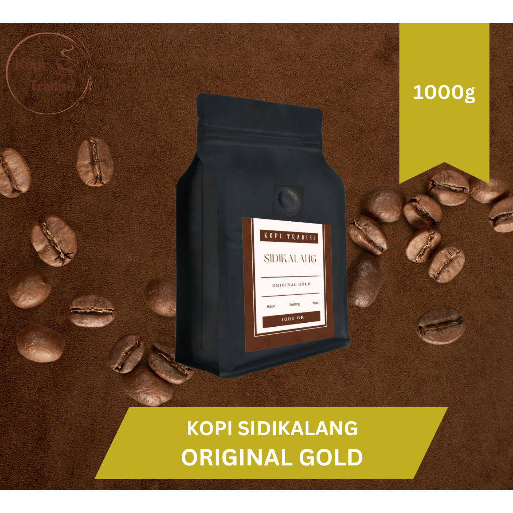 

Kopi Bubuk Sidikalang Original Gold 1000 gr