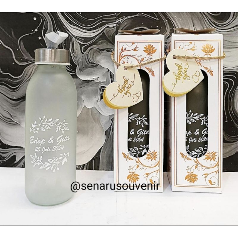 SOUVENIR TUMBLER DOFF CUSTOM KEMAS BOX / SOUVENIR PERNIKAHAN / SOUVENIR KANTOR / SOUVENIR WEDDING / 