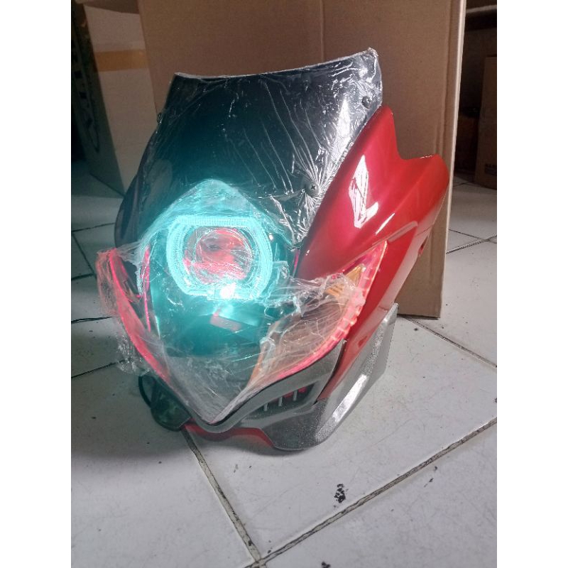 Reflektor satria fu satria barong ala biled plus alis runing