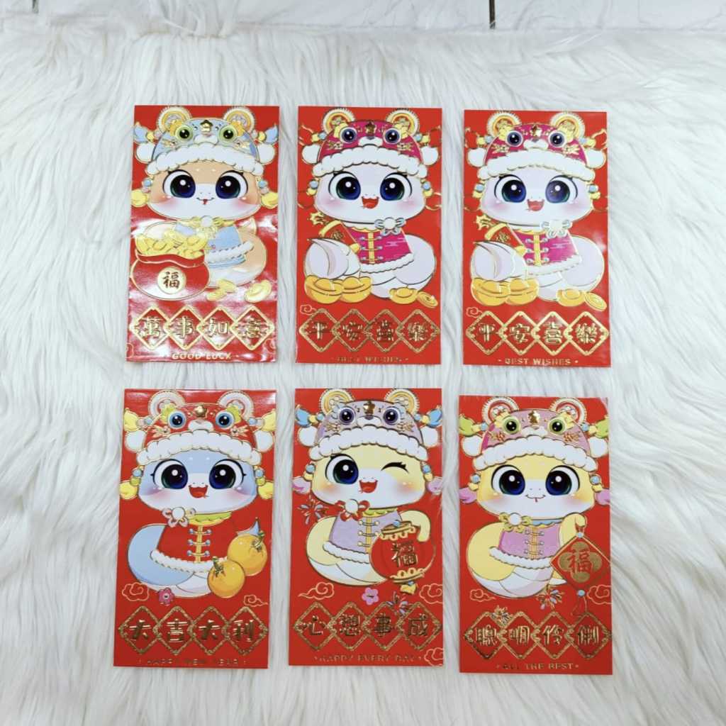 

Angpao Imlek Shio Ular 4235 Import Bahan Kertas Artpaper Ukuran Besar